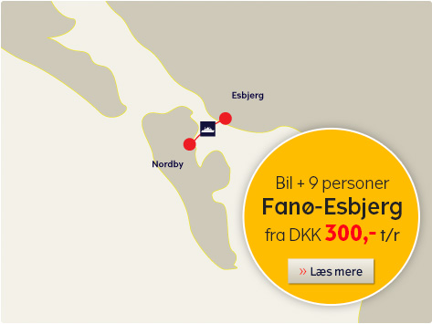 Fanø færgen – overfart | Rødgaard Camping - Fanø