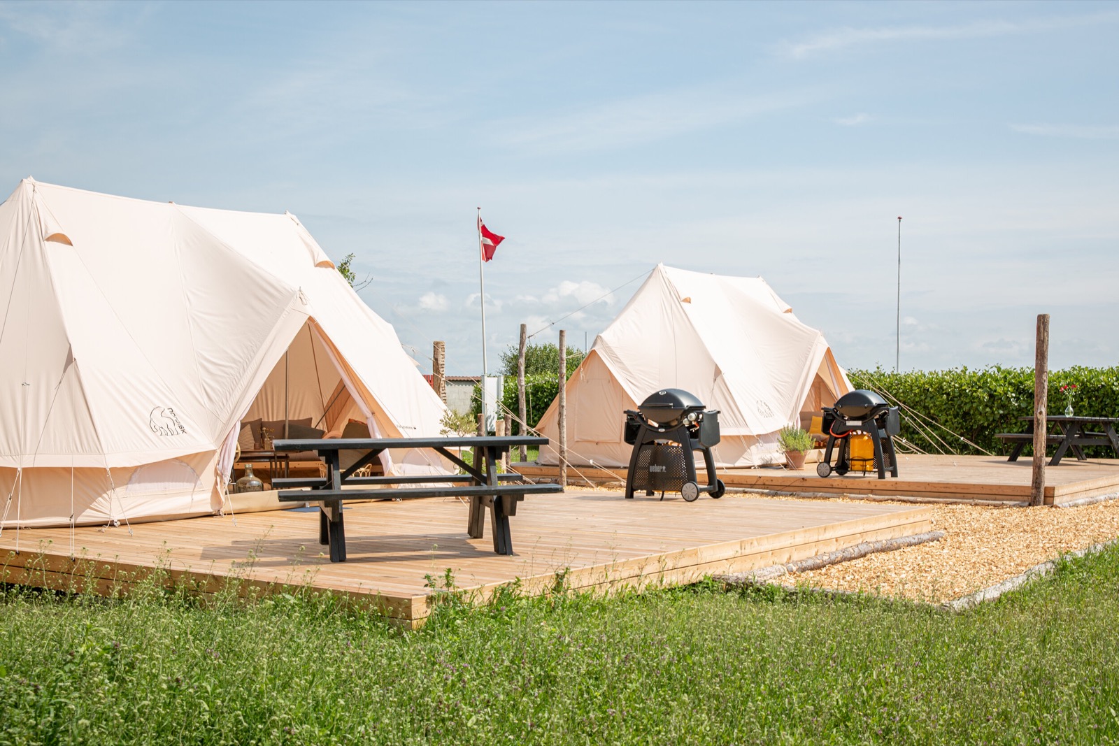 Glamping på Rødgaard - Udefra 4