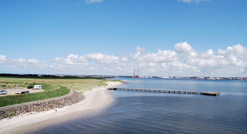 Lokal - Fanø højvand - badebro