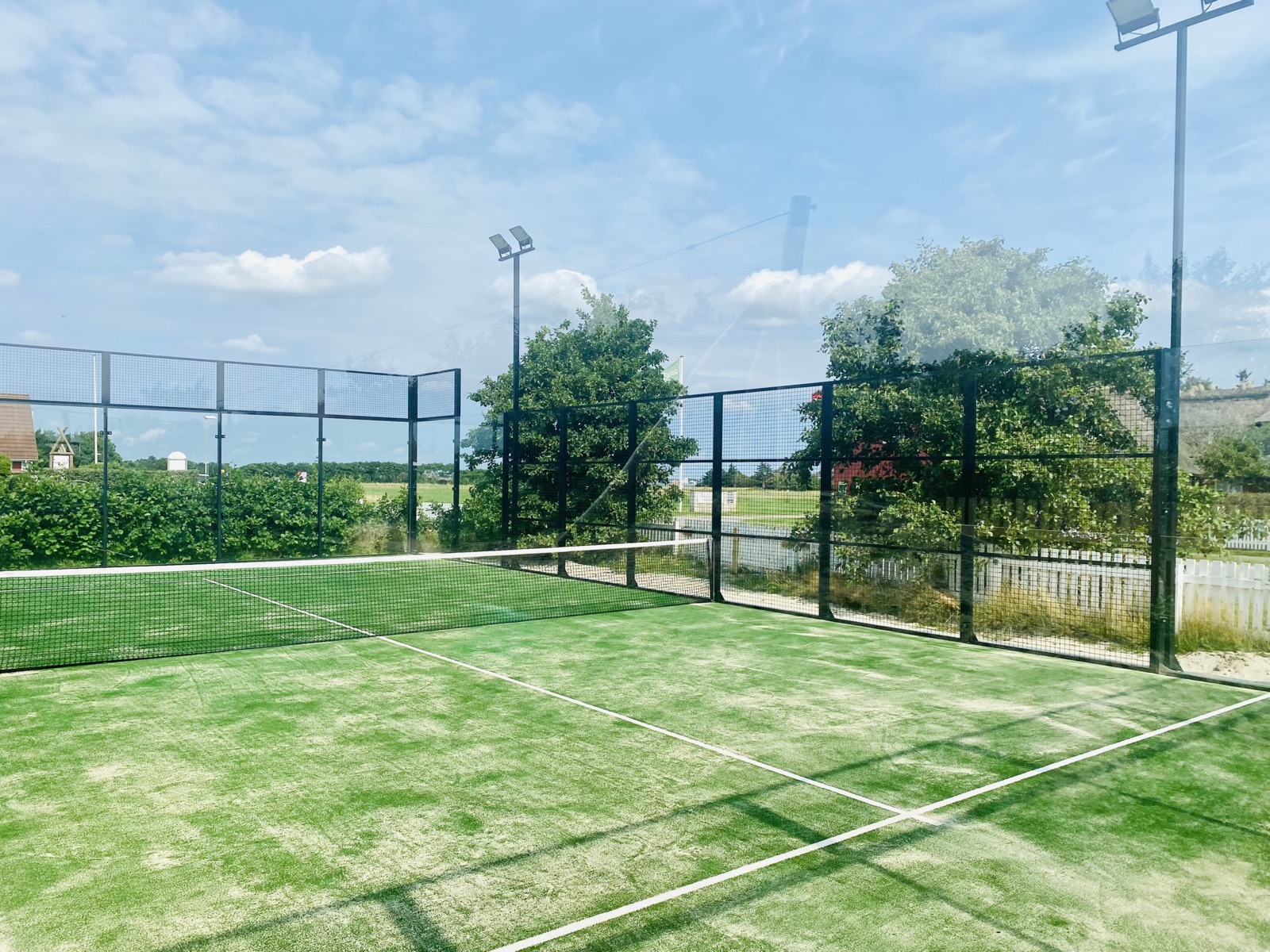 Padelbane på Rødgaard Camping Fanø